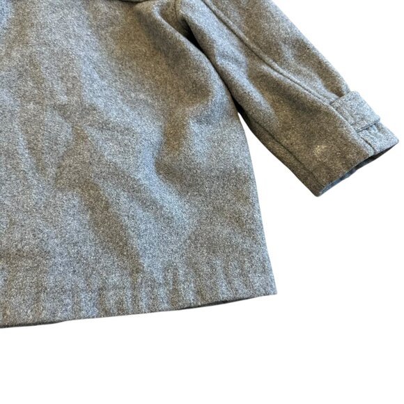 Janie and Jack Grey Button-Down Toggle Pea Coat Jacket Size 2T Boy Girls Toddler - Picture 11 of 13